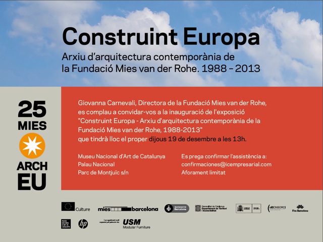 Construint Europa | Premios Mies van der Rohe 1988-2013Construint Europa | Premios Mies van der Rohe 1988-2013