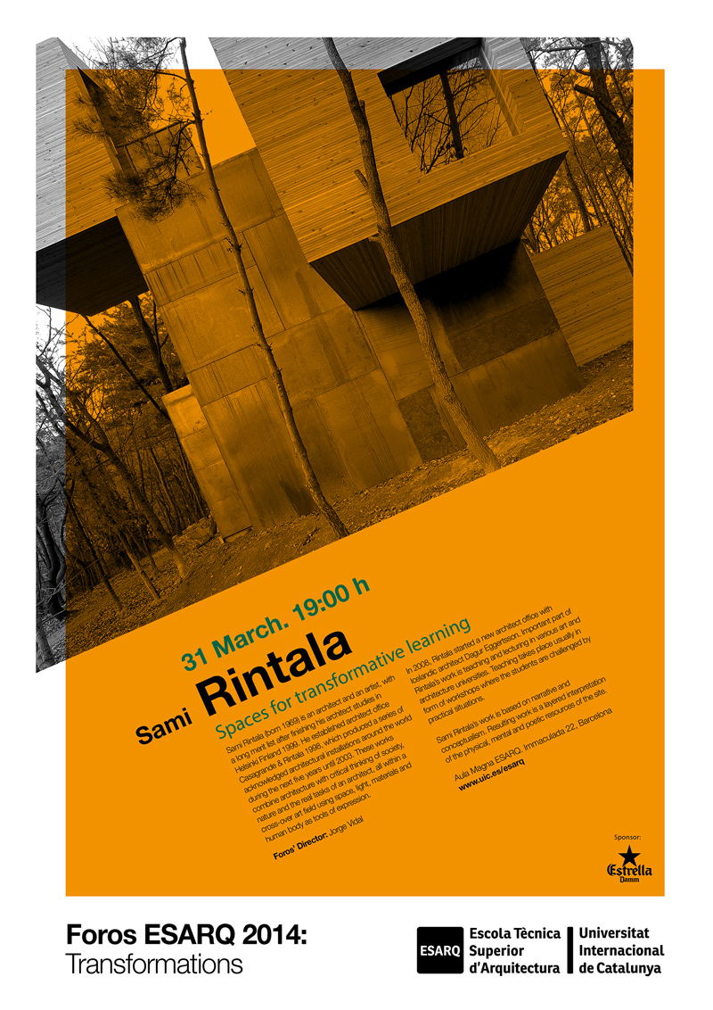 Foros ESARQ 2014 | Sami Rintala, “Spaces for Transformative Learning”