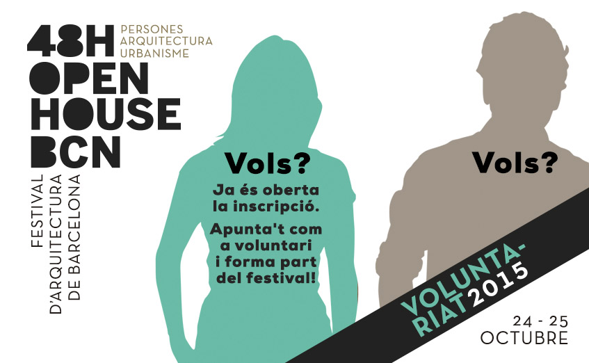El 48hOpenhouse Barcelona busca voluntaris per a la VI edició