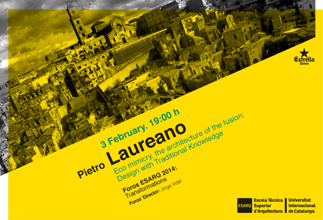 Foros ESARQ-UIC 2014 > Pietro Laureano