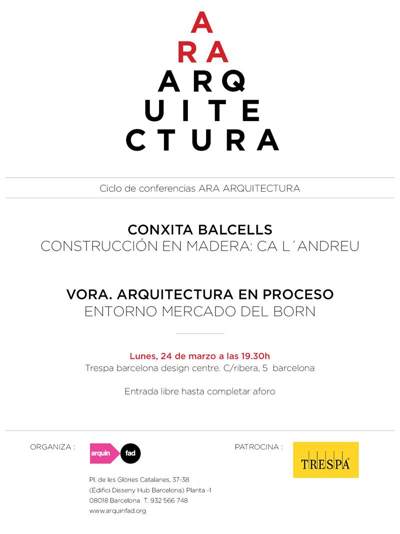 Ara Arquitectura | Conxita Balcells – Vora. Arquitectura en proceso