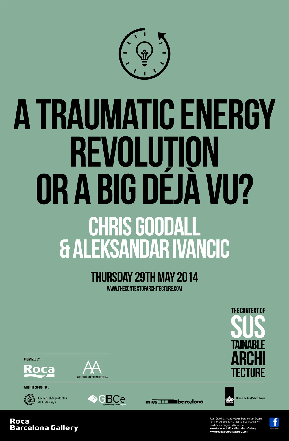 A traumatic energy revolution or a big déjà vu? | Chris Goodall & Alex Ivancic | The Context of Sustainable Architecture