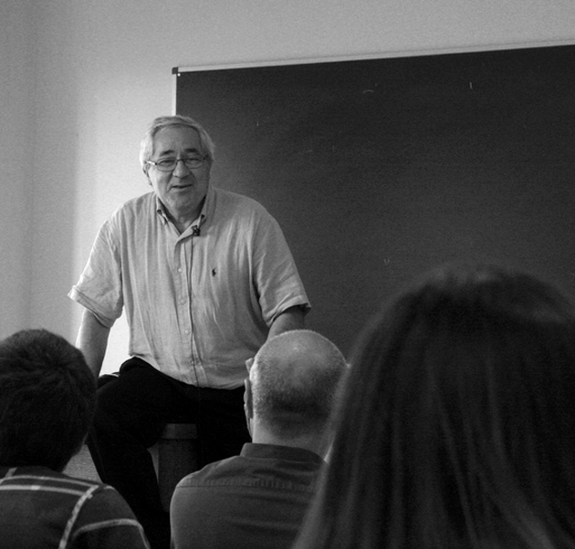 Ignacio Paricio dicta la seva darrera classe a l’ETSAB | Lluís Domènech (AxA)