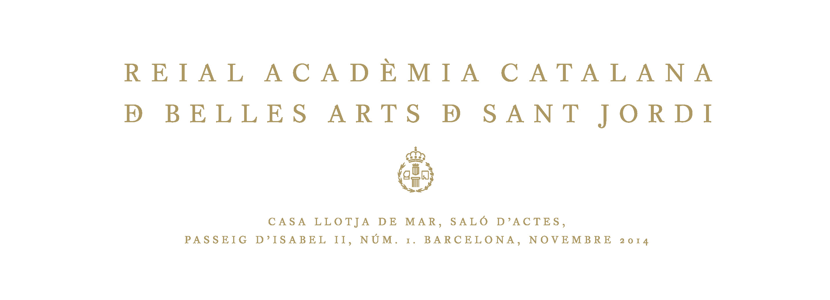 Nomenament d'Eduardo Gascón al Cercle de Belles Arts de Sant Jordi