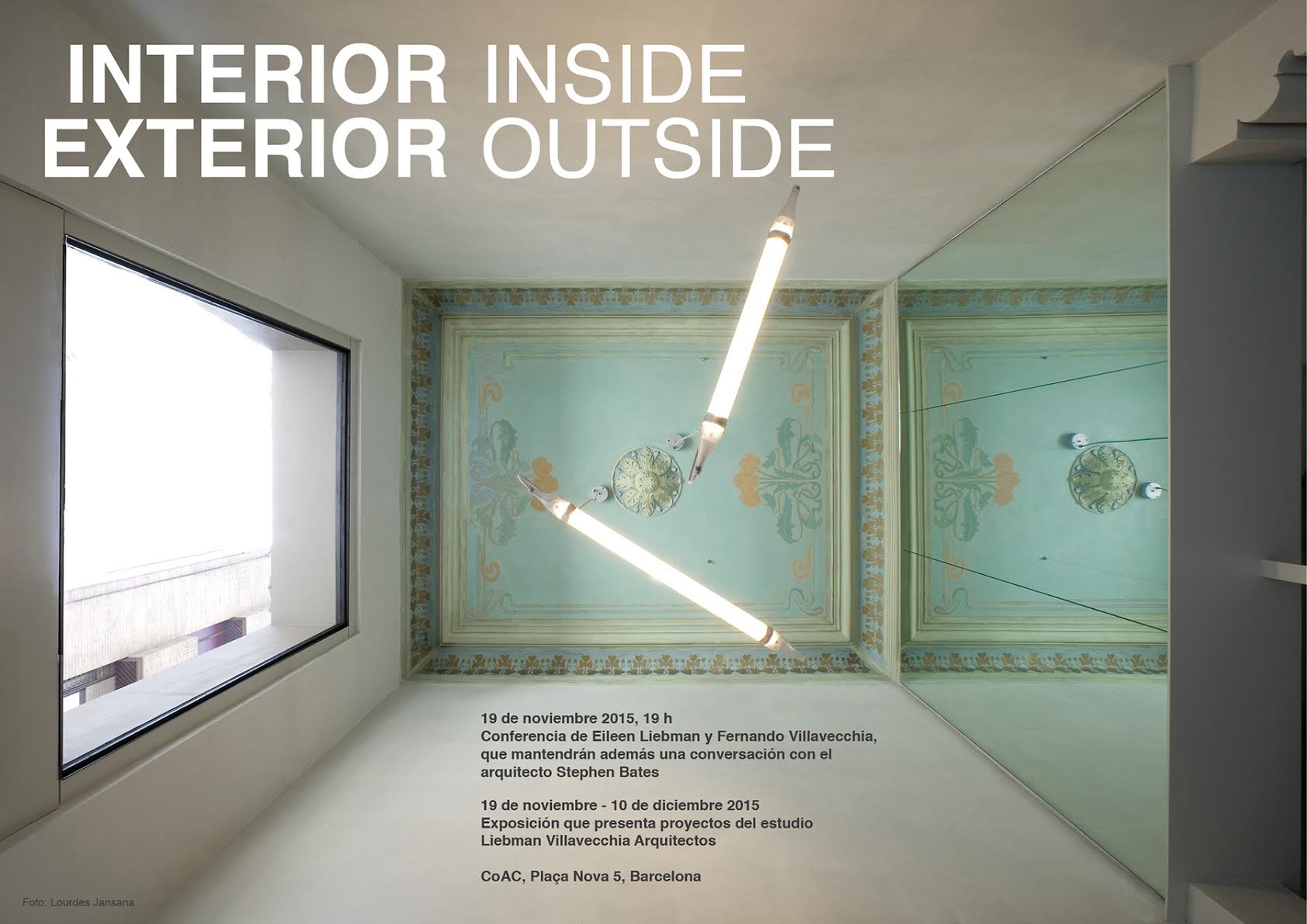 Inauguració de l'exposició 'INTERIOR EXTERIOR / INSIDE OUTSIDE' de Liebman-Villavecchia Arquitectes