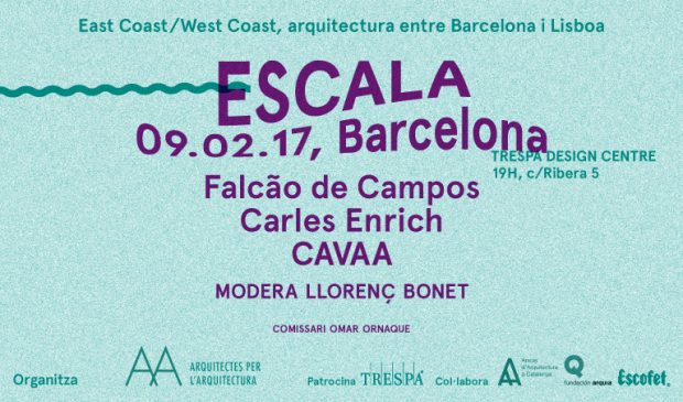ESCALA, conferència amb Falcão de Campos, Carles Enrich i CAVAA