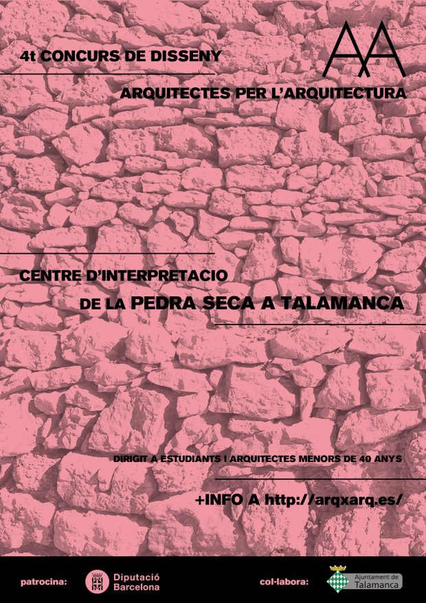 4t Concurs de Disseny Arquitectes per l’Arquitectura – Pedra Seca a Talamanca