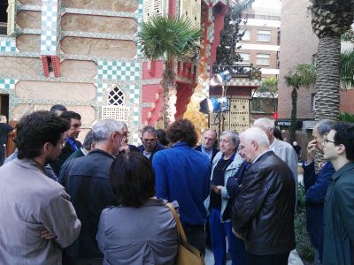 Resum de la visita d’obra a la Casa Vicens, obra d’Antoni Gaudí rehabilitada i reformada per l’estudi Martínez Lapeña-Torres i David Garcia