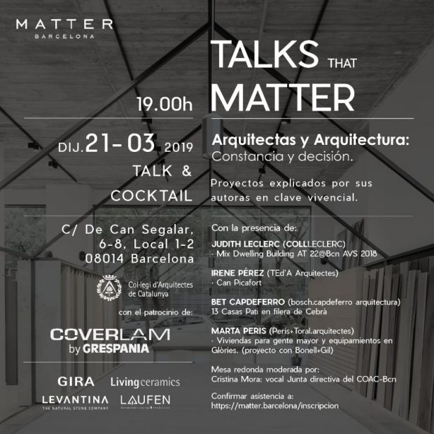 Talk that Matters |Arquitectas y Arquitectura