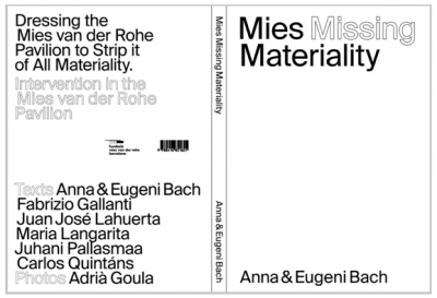 Presentació del llibre Mies Missing Materiality d’Anna & Eugeni Bach, socis d’AxA, i del curtmetratge d’Adrià Goula, a càrrec de Juhani Pallasmaa
