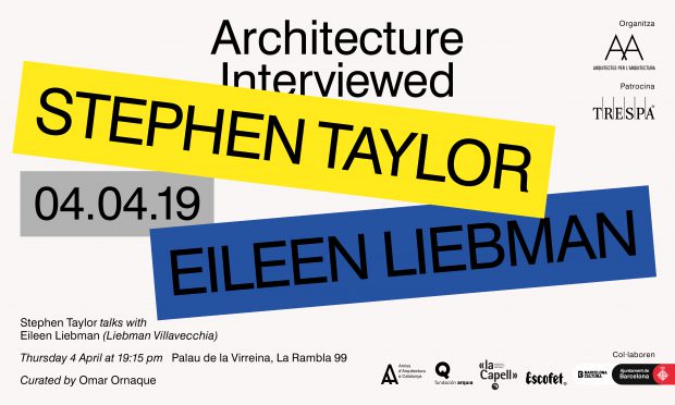 VIDEO ARCHITECTURE INTERVIEWED | 04/04 STEPHEN TAYLOR PARLA AMB EILEEN LIEBMAN (LIEBMAN-VILLAVECCHIA)