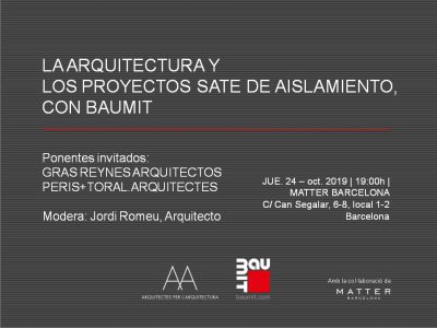 La Arquitectura y los proyectos SATE de aislamiento, con BAUMIT