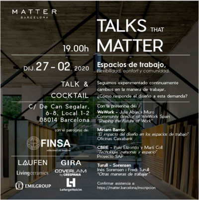 Talk that Matters:  ESPACIOS DE TRABAJO