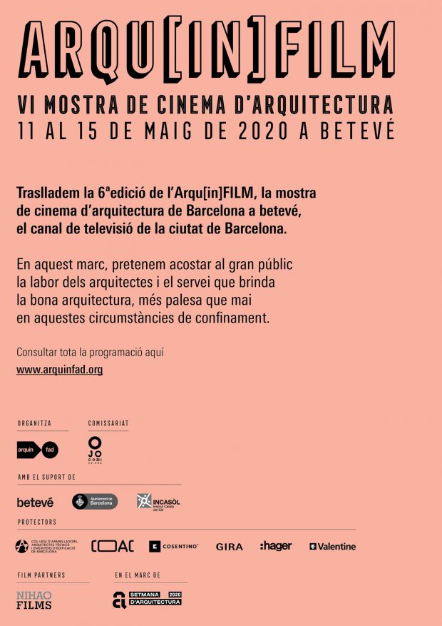 Arqu[in]FILM 2020 | VI Mostra de Cinema d’Arquitectura