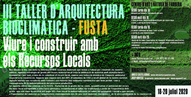 TERCER TALLER D’ARQUITECTURA BIOCLIMÀTICA | FUSTA