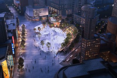 Miralles Tagliabue EMBT (AxA) gana el concurso internacional para la renovación de Century Square en Shanghái (China)
