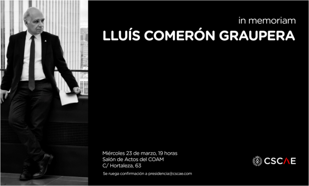 Acto In Memoriam | Presidente Lluís Comerón Graupera