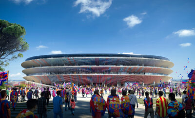 El futuro estadio Camp Nou de Barcelona recibe el Premio Internacional de Arquitectura IAA 2023