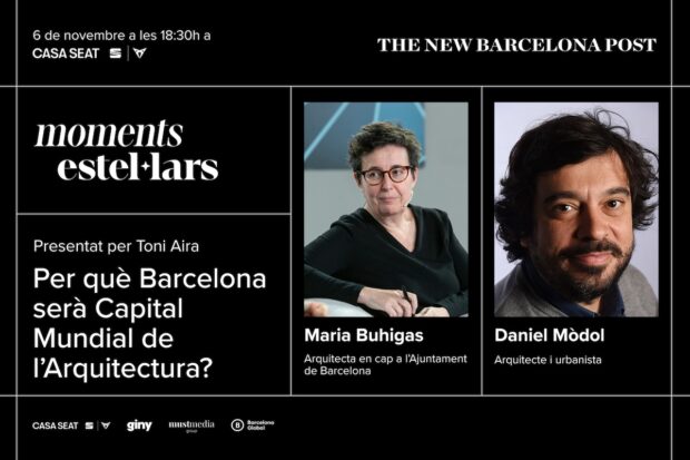 Maria Buhigas i Daniel Mòdol, a Moments Estel·lars per aprofundir en la Capital de l’Arquitectura | 6 de novembre