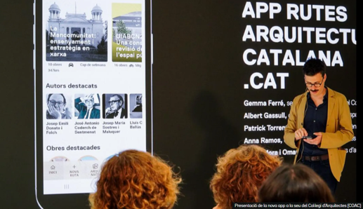 “Rutes”, la nova app per descobrir l’arquitectura catalana a peu de carrer